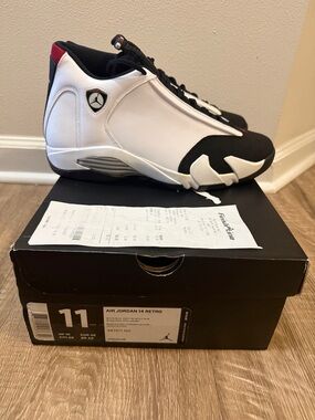 Air Jordan 14 xiv black toe 2014 size 11